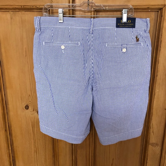 Seersucker Polo Ralph Lauren Men’s Shorts - Picture 2 of 11